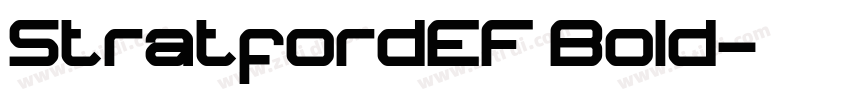 StratfordEF Bold字体转换 StratfordEF Bold字体转换